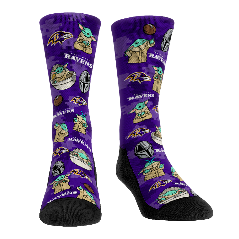 Baltimore Ravens - Star Wars  - Grogu All-Over