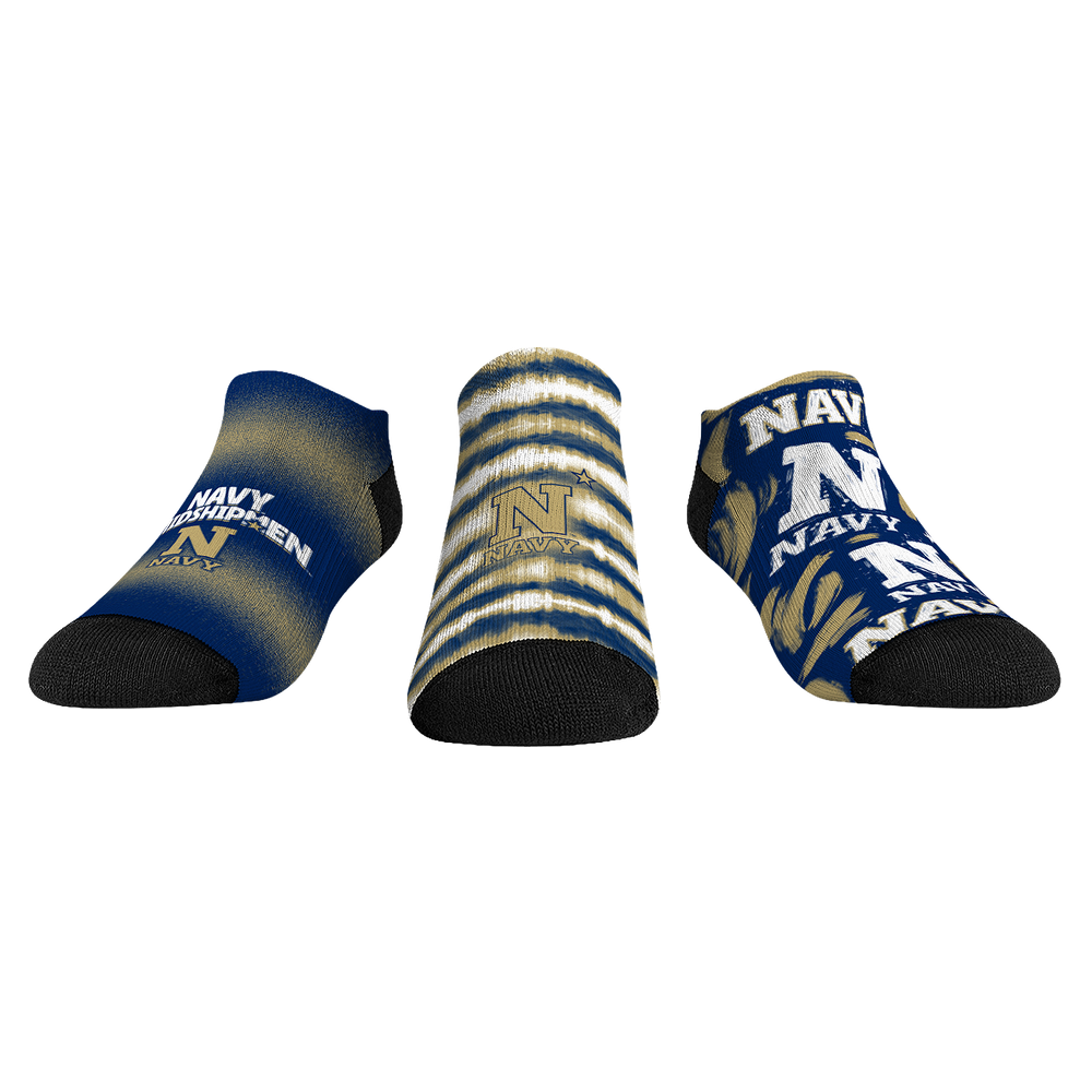 Navy Midshipmen - Low Cut  - Make Some Noise (3-Pack)