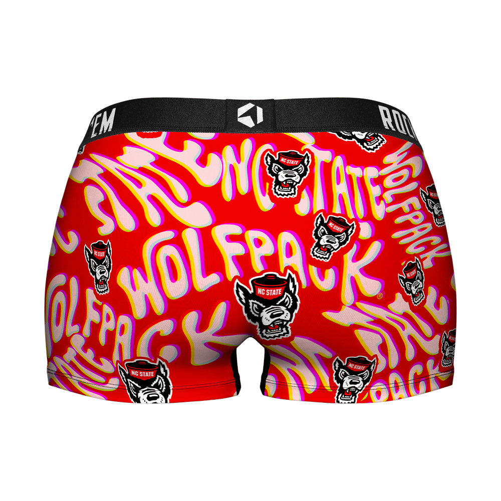 Women's Boy Shorts - NC State Wolfpack  - Twisted Wordmark