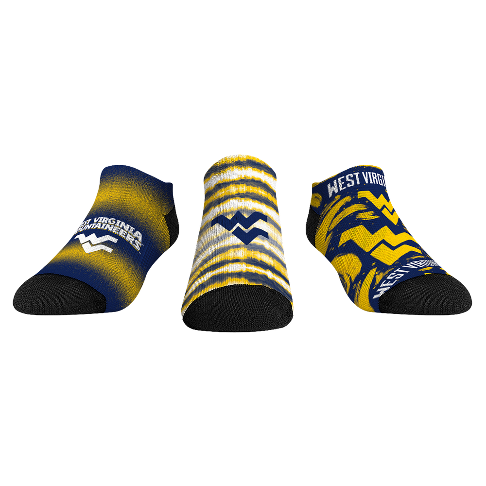 West Virginia Mountaineers - Low Cut  - Make Some Noise (3-Pack)