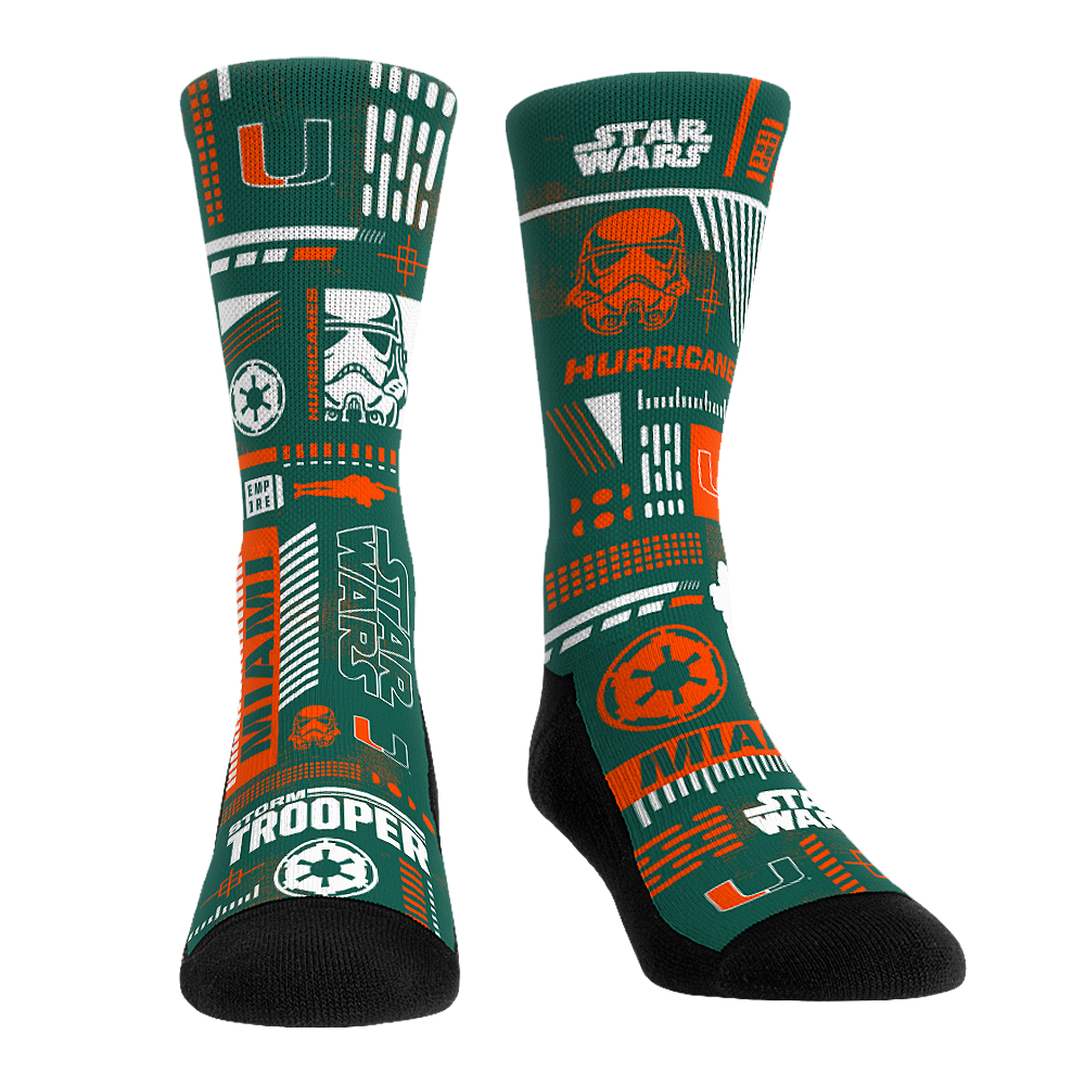 Miami Hurricanes - Star Wars  - Stormtrooper Pattern