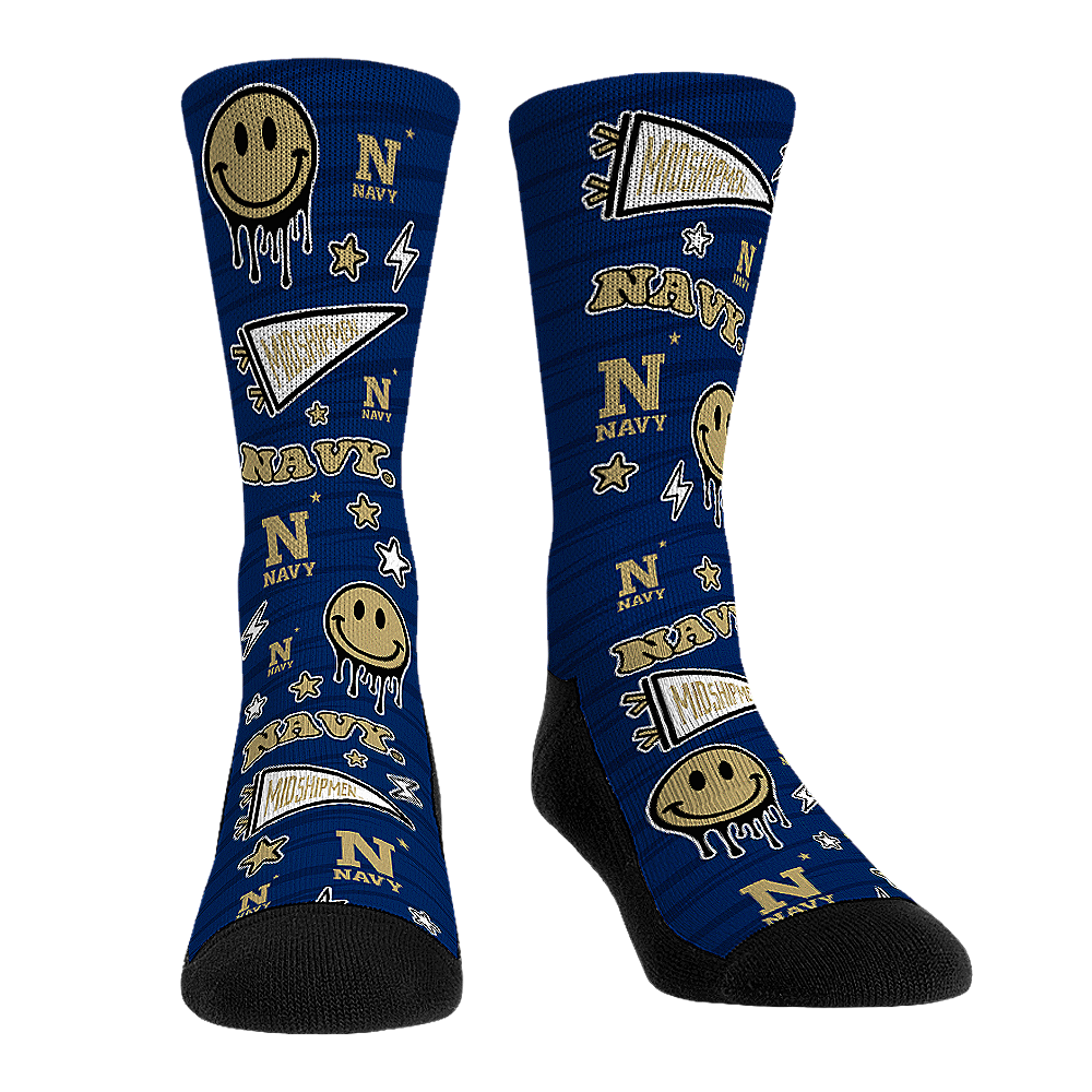Navy Midshipmen - Smiley Stickers