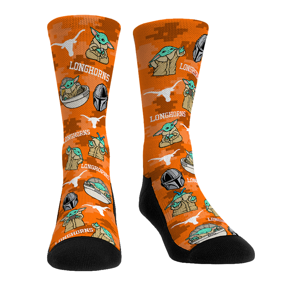 Texas Longhorns - Star Wars  - Grogu All-Over